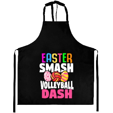 Discover Easter Volleyball Bunny Holiday Rabbit Sport Aprons