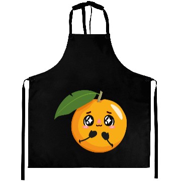 Discover Cute Orange - Funny Fruits Design Aprons