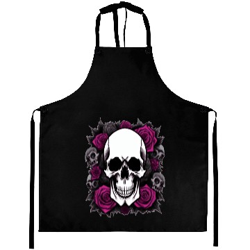 Discover Los Angeles Mexican sugar skull Aprons