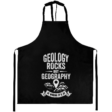 Discover Geography Earth Geographer Science Teacher Gift Aprons