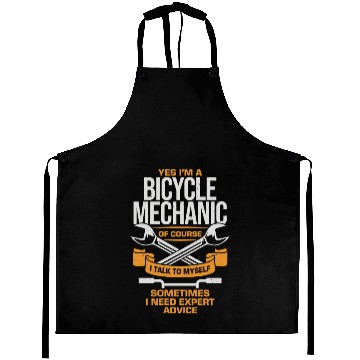 Discover Yes I m A Bicycle Mechanic Aprons
