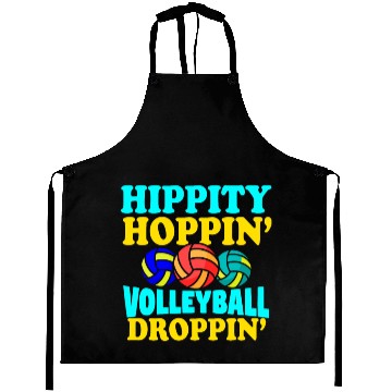 Discover Easter Volleyball Bunny Holiday Rabbit Sport Aprons