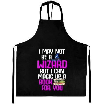 Discover Librarian Bookworm Book Nerd Reading Library Aprons