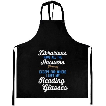 Discover Librarian Bookworm Book Nerd Reading Library Aprons