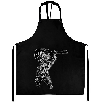 Discover Guitar Bass Bear Zombie Aprons