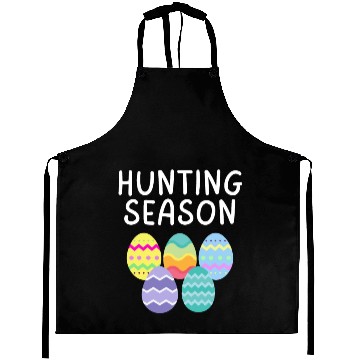 Discover Hunting Season Eggs Funny Easter Day 2023 Egg Hunt Aprons