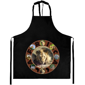 Discover lion stare africa circle Aprons