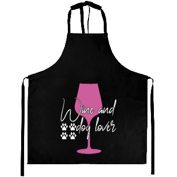 Discover wine and dog lover Aprons