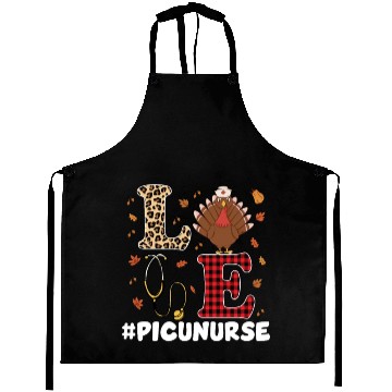 Discover Cute PICU Nurse Thanksgiving Costume Aprons