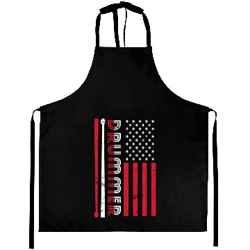 Discover Us Flag Drummer Aprons