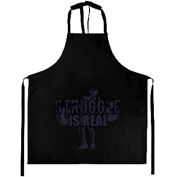 Discover Struggle Is Real - NAVY-ON-NAVY Aprons