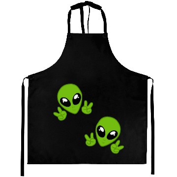 Discover cute aliens chibi Aprons