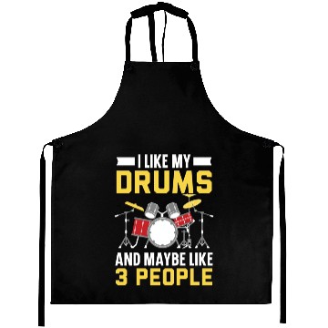 Discover Drummer Musical Instrument Musician Drum Player Aprons