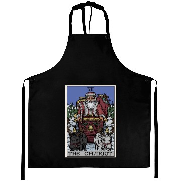 Discover Santa Claus in The Chariot Tarot Card Aprons