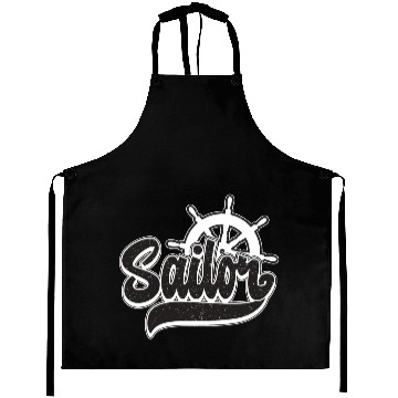 Discover Sailor Sailing Boat Ship Captain Aprons