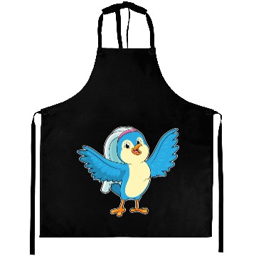 Discover Bird As Bride With Veil Aprons