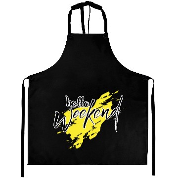 Discover Hello weekend Aprons