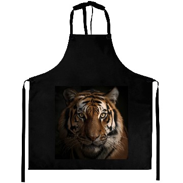 Discover Roaring Majesty: A Stunning Tiger Portrait Aprons