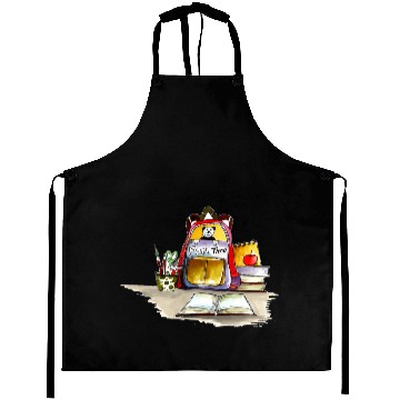 Discover Back To School Fun Time Watercolor Aprons