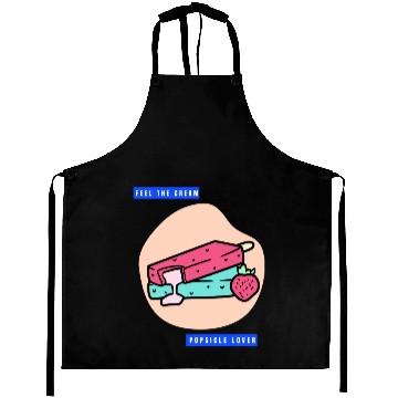Discover Popsicle Lover For Ice Cream Food Lover Aprons
