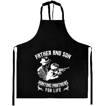 Discover Father and Son Hunting Partners For Life Aprons
