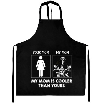 Discover MY MOM Love Motorcycle Aprons