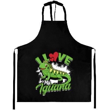 Discover I Love My Iguana - Reptile Aprons