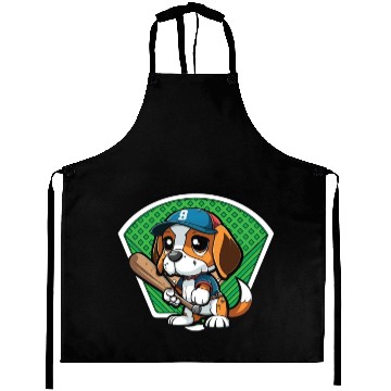 Discover Baseball Dog Baseball Player Baseball Coach Aprons