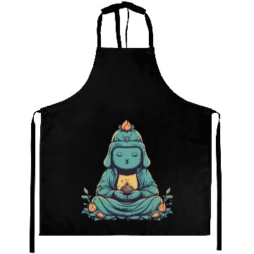 Discover Meditating buddha Aprons