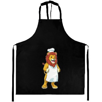 Discover Lion As Cook With Chef Hat Cooking Apron Aprons