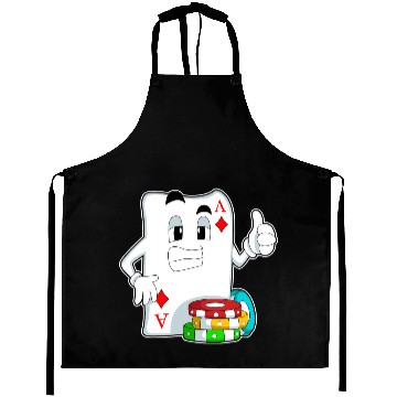 Discover Poker Card With Poker Chips Aprons