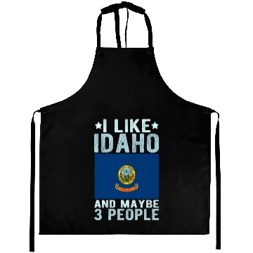 Discover Idaho Flag US State Aprons