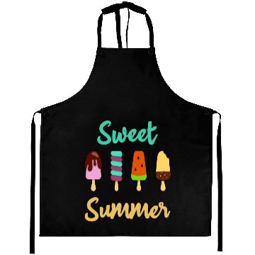 Discover Sweet Summer Summer Popsicles Ice Cream Cool Aprons