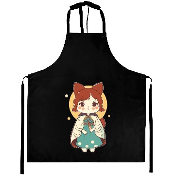 Discover Cat Art Japanese Cat Girl Aprons