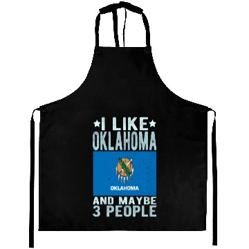 Discover Oklahoma Flag US State Aprons