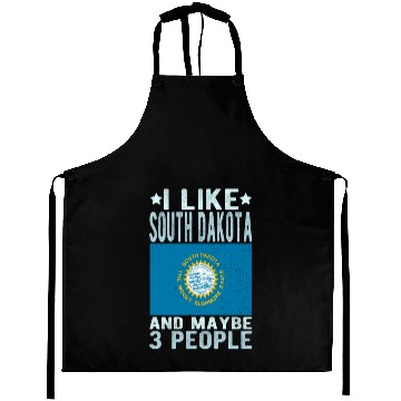 Discover South Dakota Flag US State Aprons