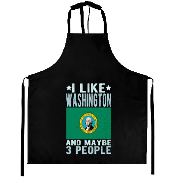 Discover Washington Flag US State Aprons