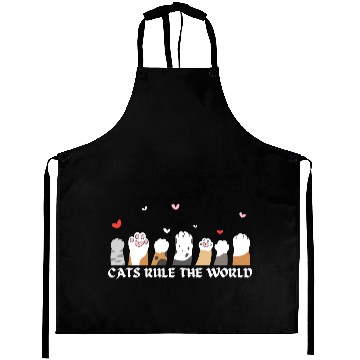 Discover cats rule the world Aprons