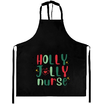 Discover HOLLY JOLLY NURSE 3 Aprons