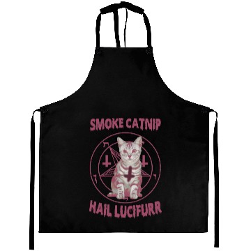 Discover Smoke Catnip Hail Lucifurr Aprons