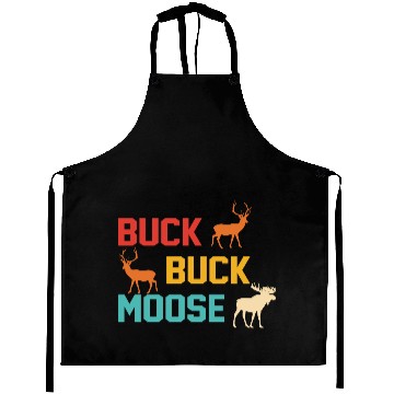 Discover Buck Buck Moose Aprons