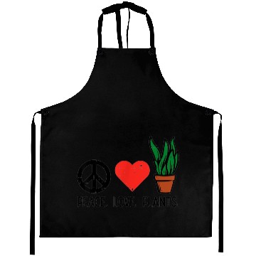 Discover Peace Love Plants Gardening Hippie Gardener Men Wo Aprons