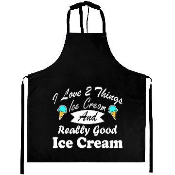 Discover I Love Ice Cream Sweet Design Aprons