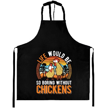 Discover Chickens Chicken Farm Farmer Aprons