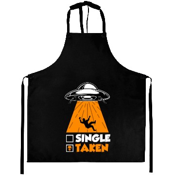 Discover Ufo Single Men Fantasy Taken by Aliens Men Aprons