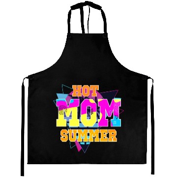 Discover Hot Mom Summer Funny Summer Vacation Aprons