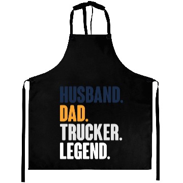 Discover trucker dad husband legend Aprons