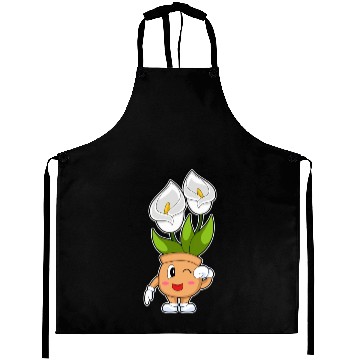Discover Plant Pot Calla Lily Flower Aprons