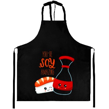 Discover Modern Unique Japanese Sushi Sashimi Soy Aprons