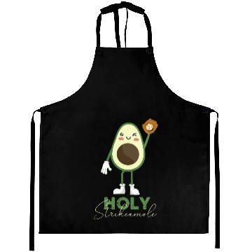 Discover Holy Strikeamole Baseball Softball Avocado Aprons